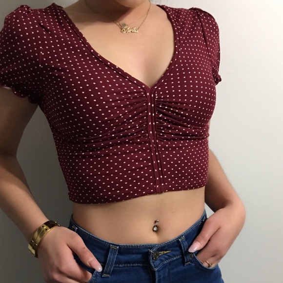 Darling Dolly Polka Dot Crop Top - Picture 7 of 8